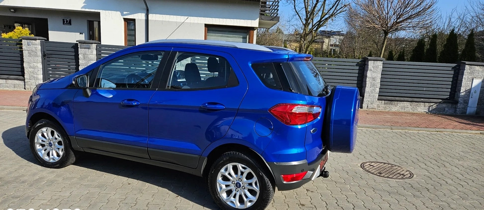 Ford EcoSport cena 37903 przebieg: 142347, rok produkcji 2014 z Zawiercie małe 631